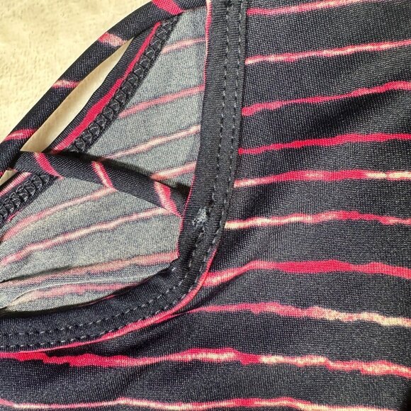 Dot Dot Smile Striped Black Pink Red Ballet Dress Crisscross Back Girls 2T READ - Picture 6 of 9